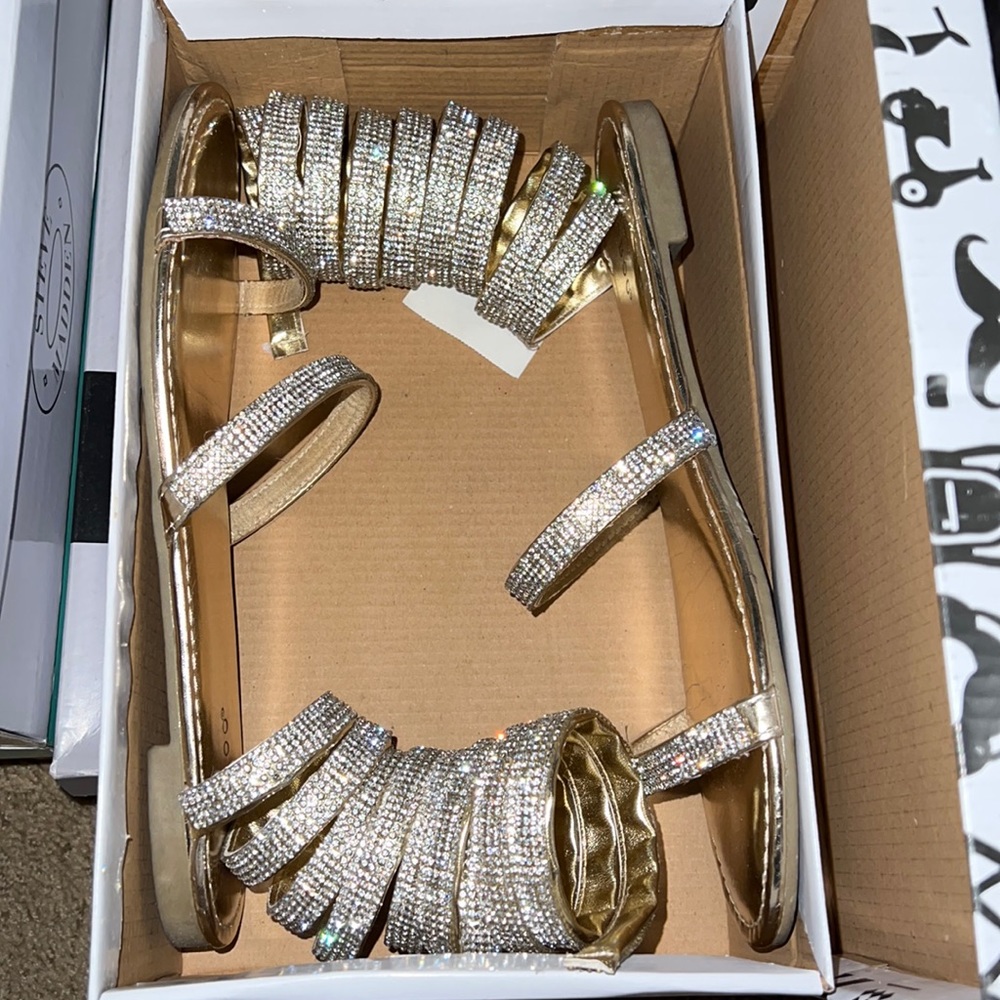 Sparkly sandals